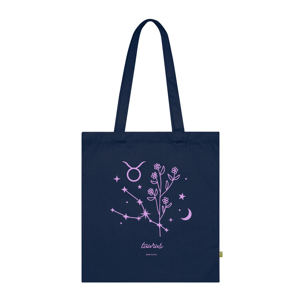 Taurus Zodiac Tote | Pink Cosmos | Astrology Gift
