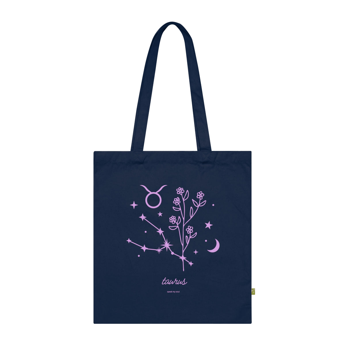 Taurus Zodiac Tote | Pink Cosmos | Astrology Gift