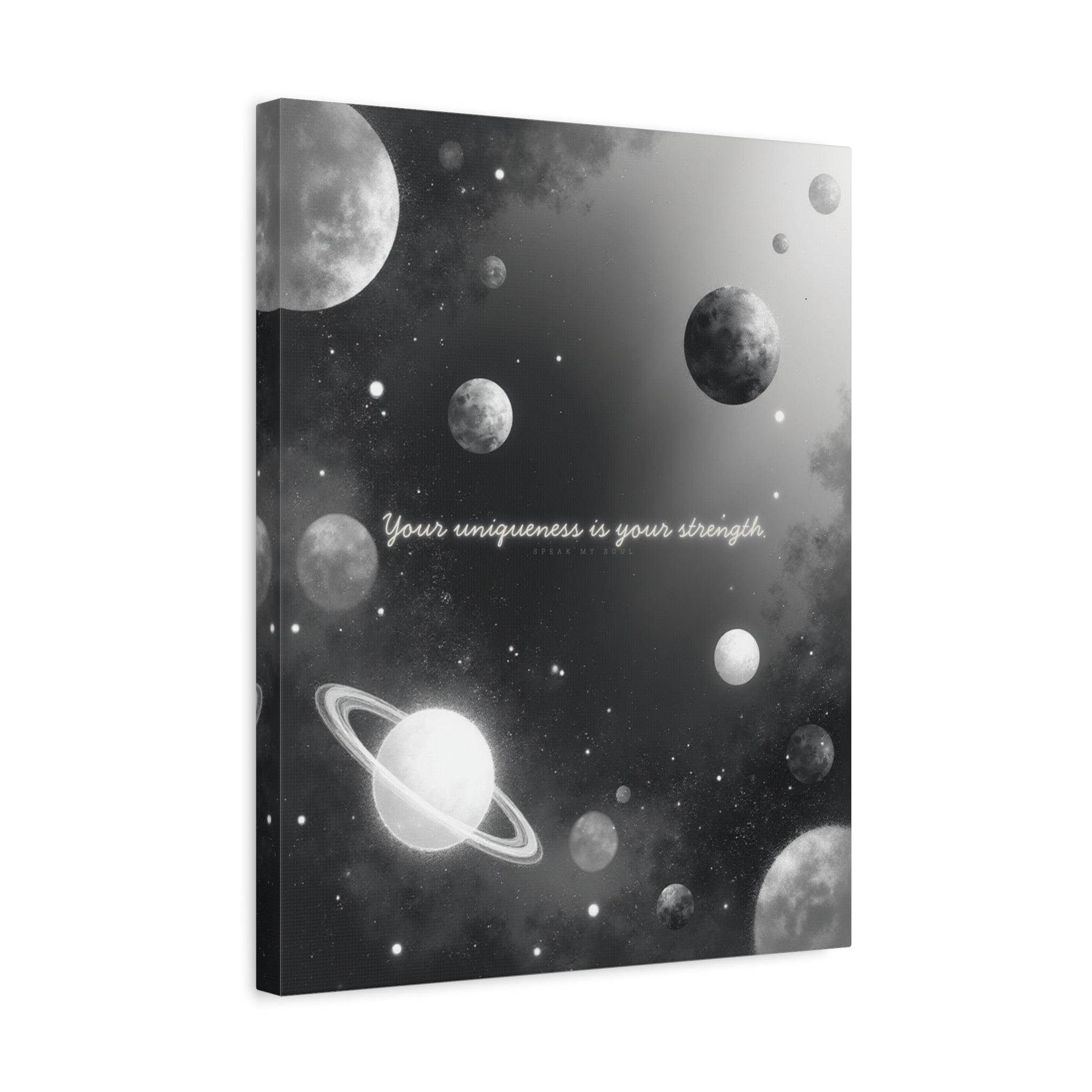 "Your uniqueness is your strength" Canvas Wall Art