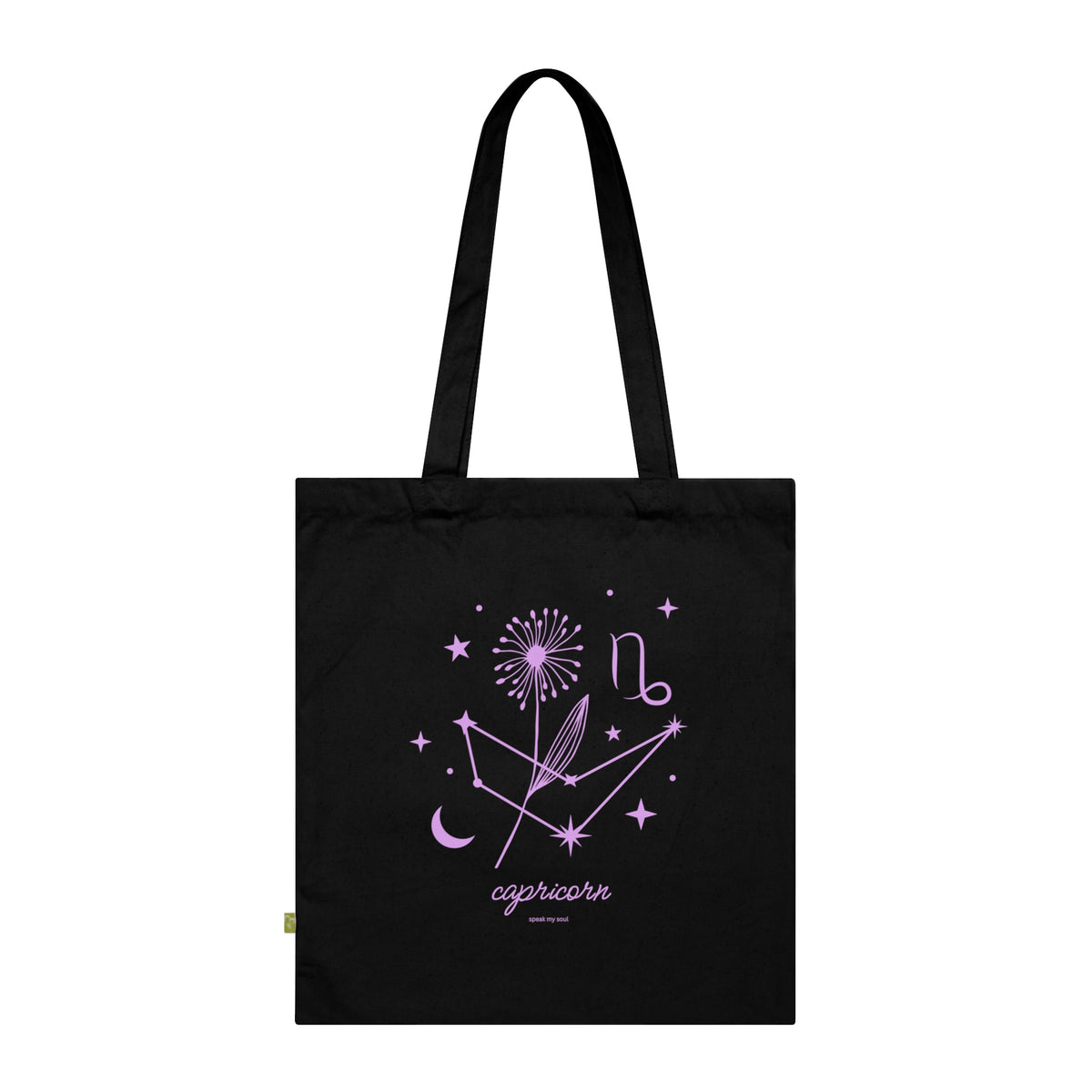 Capricorn Zodiac Tote Bag | Pink Cosmos | Astrology Gift