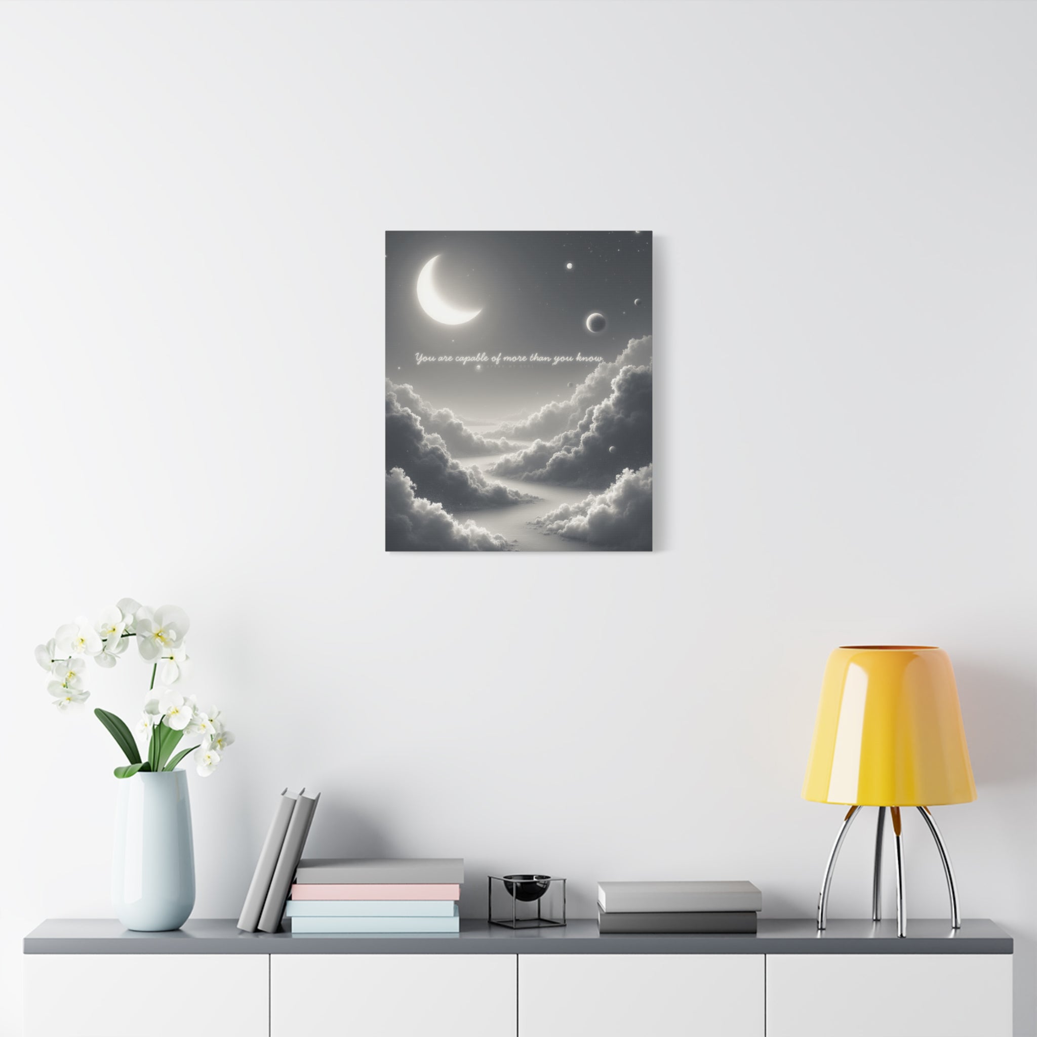 "You are capable of more than you know" Canvas Wall Art