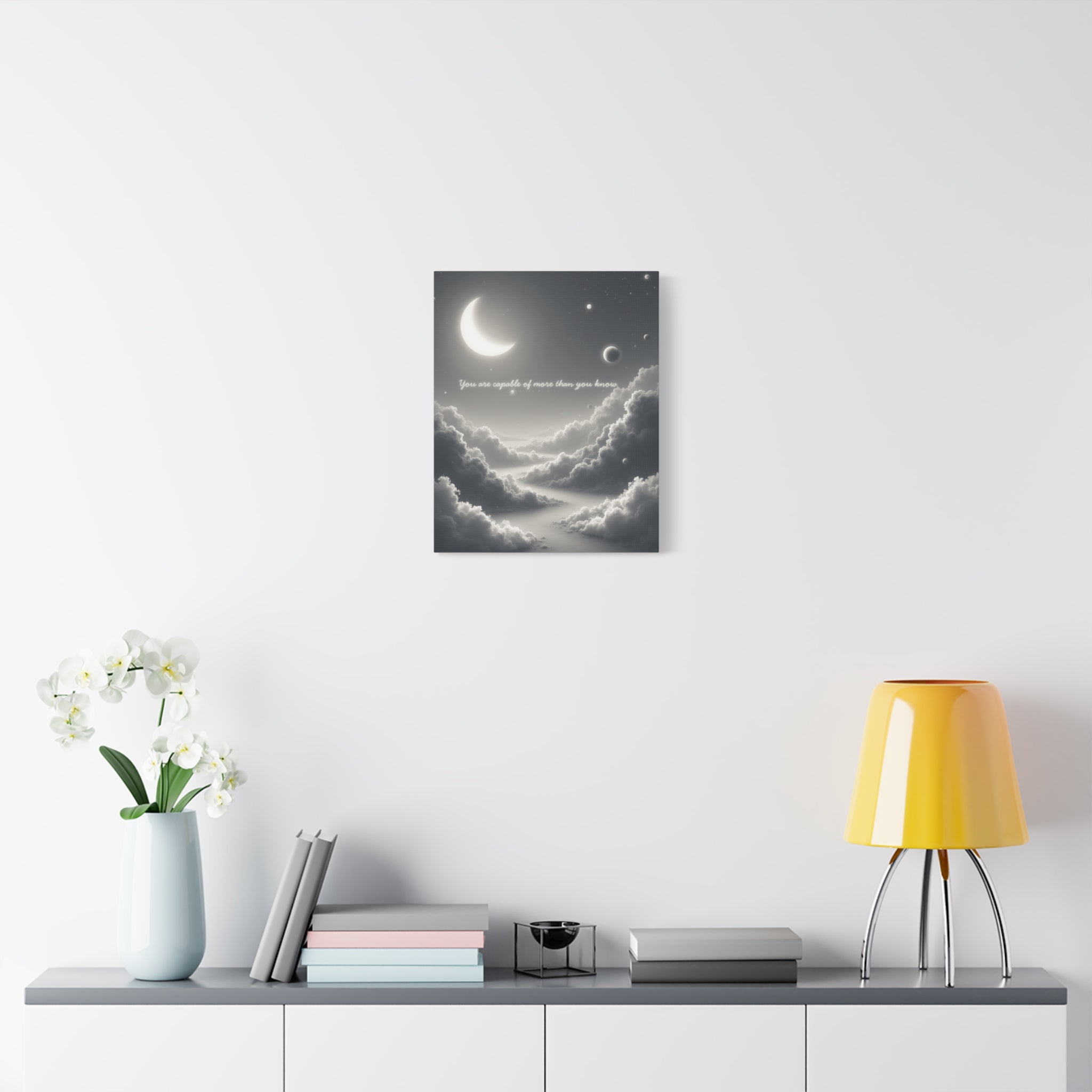 "You are capable of more than you know" Canvas Wall Art