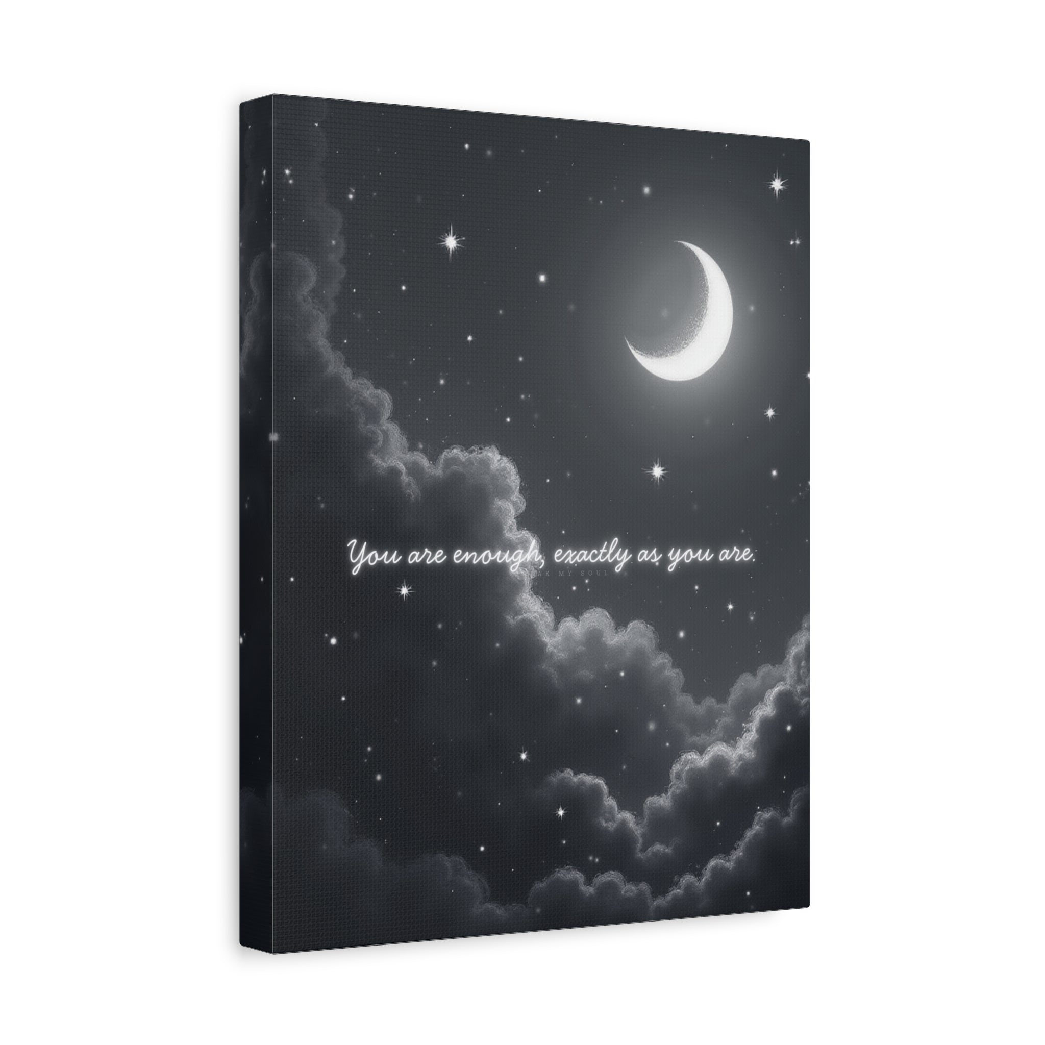 'You Are Enough, Exactly As You Are' Canvas Wall Art