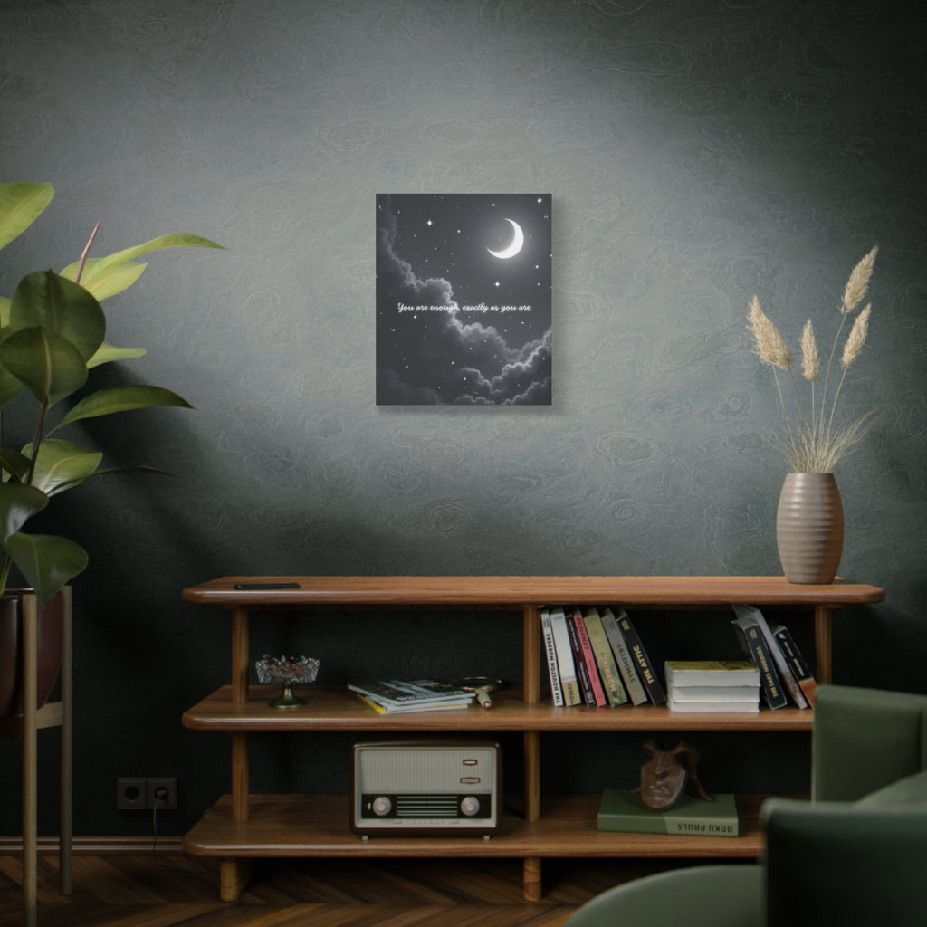 'You Are Enough, Exactly As You Are' Canvas Wall Art