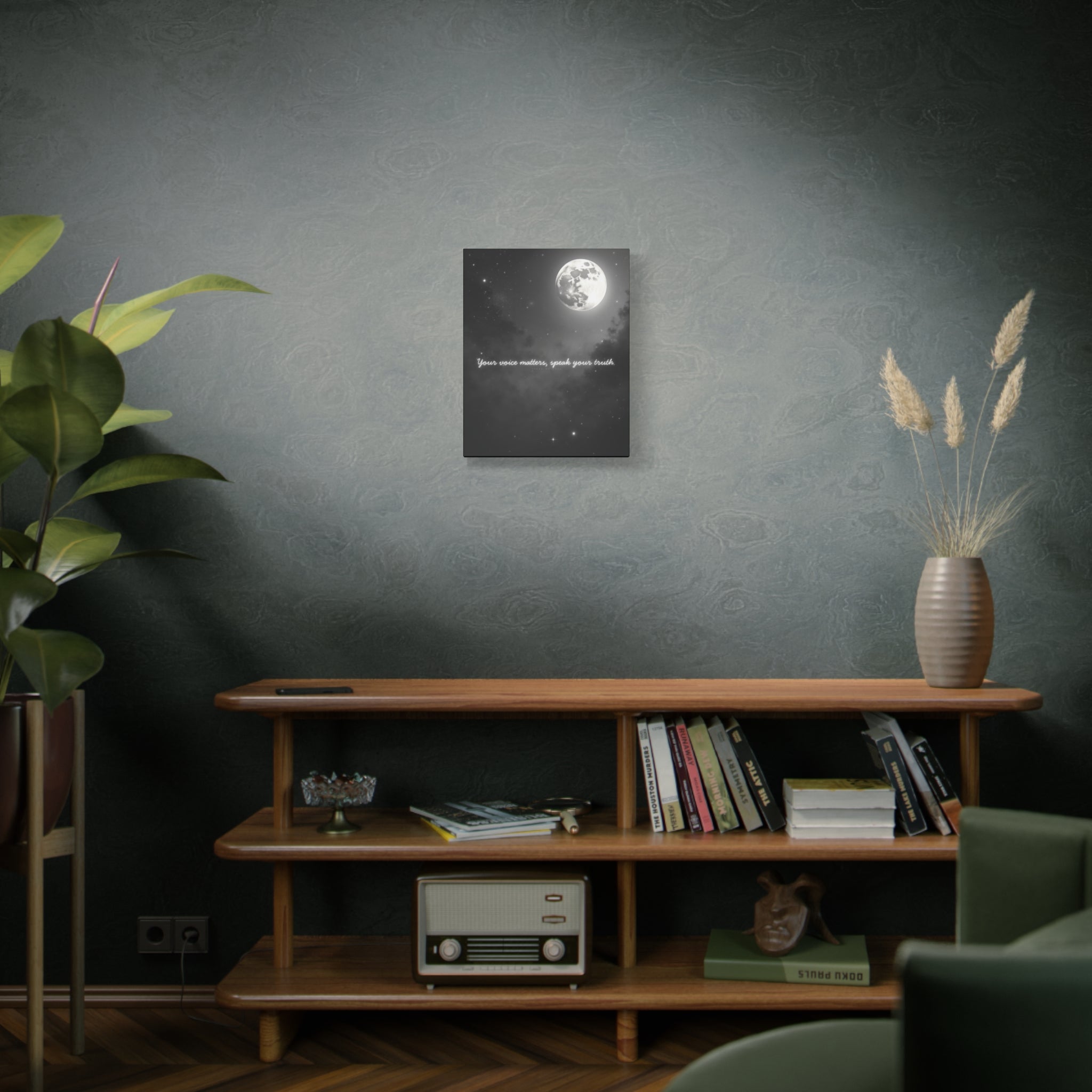 "Your Voice Matters, Speak Your Truth" Canvas Wall Art
