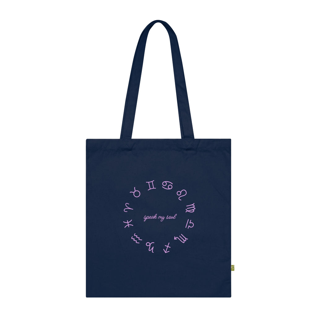 Capricorn Zodiac Tote Bag | Pink Cosmos | Astrology Gift