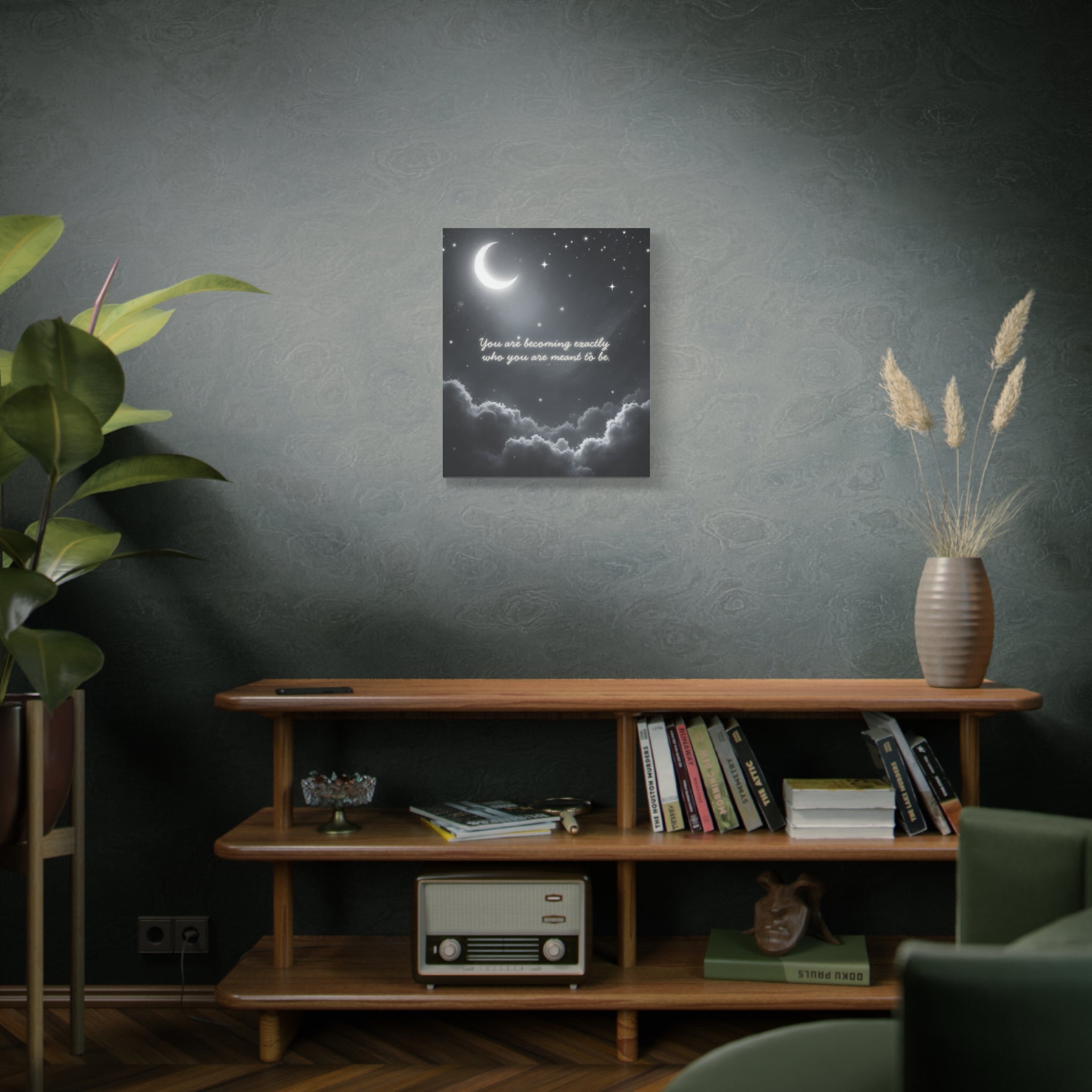 "You are becoming exactly who you are meant to be" Canvas Wall Art