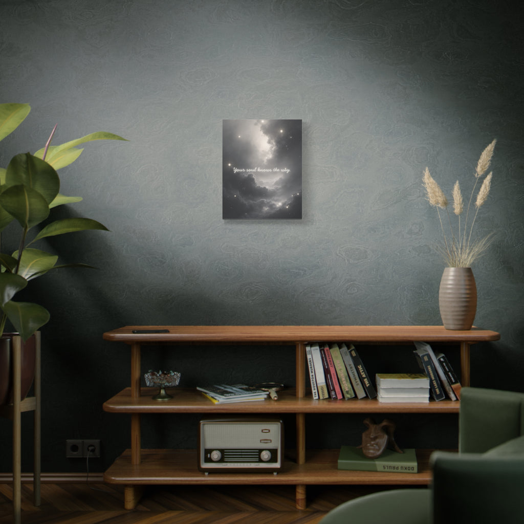 "Your soul knows the way" Canvas Wall Art