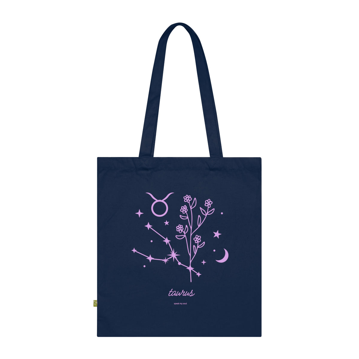 Taurus Zodiac Tote | Pink Cosmos | Astrology Gift
