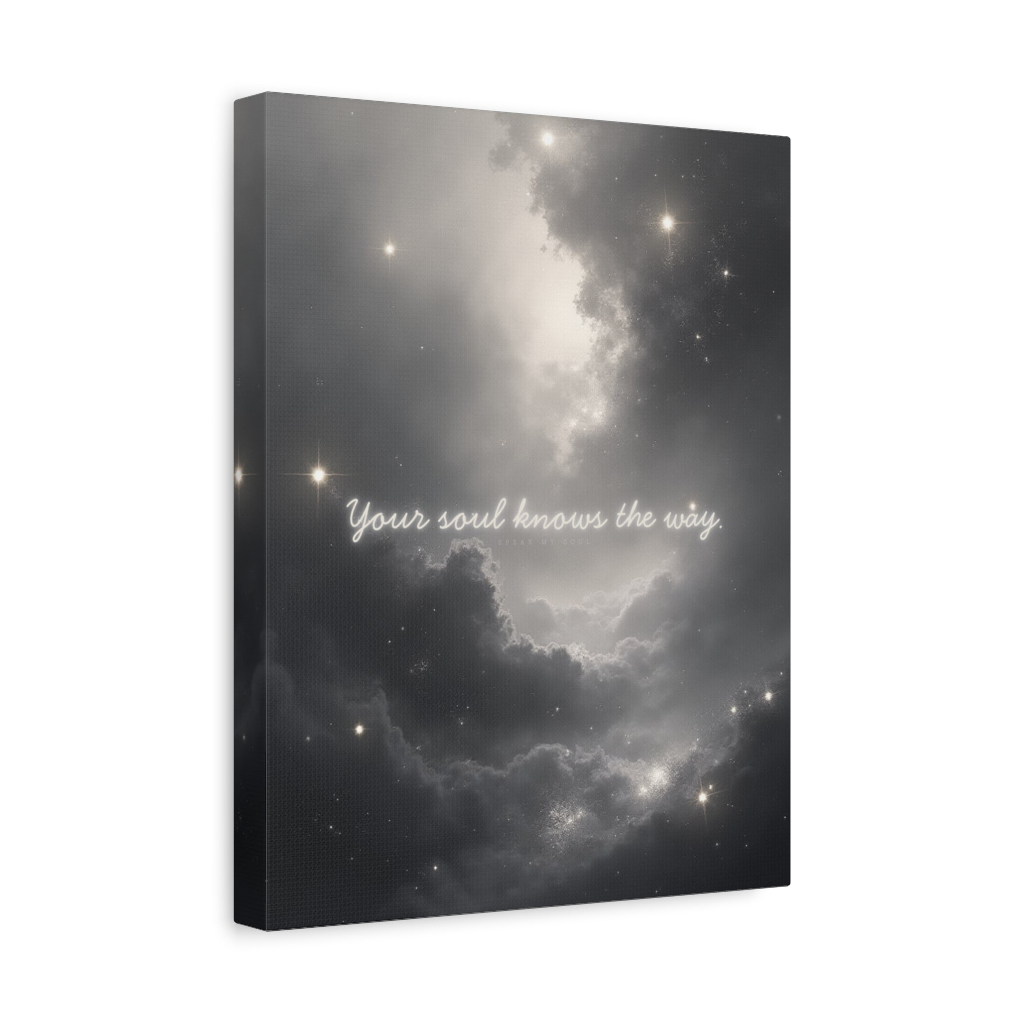 "Your soul knows the way" Canvas Wall Art