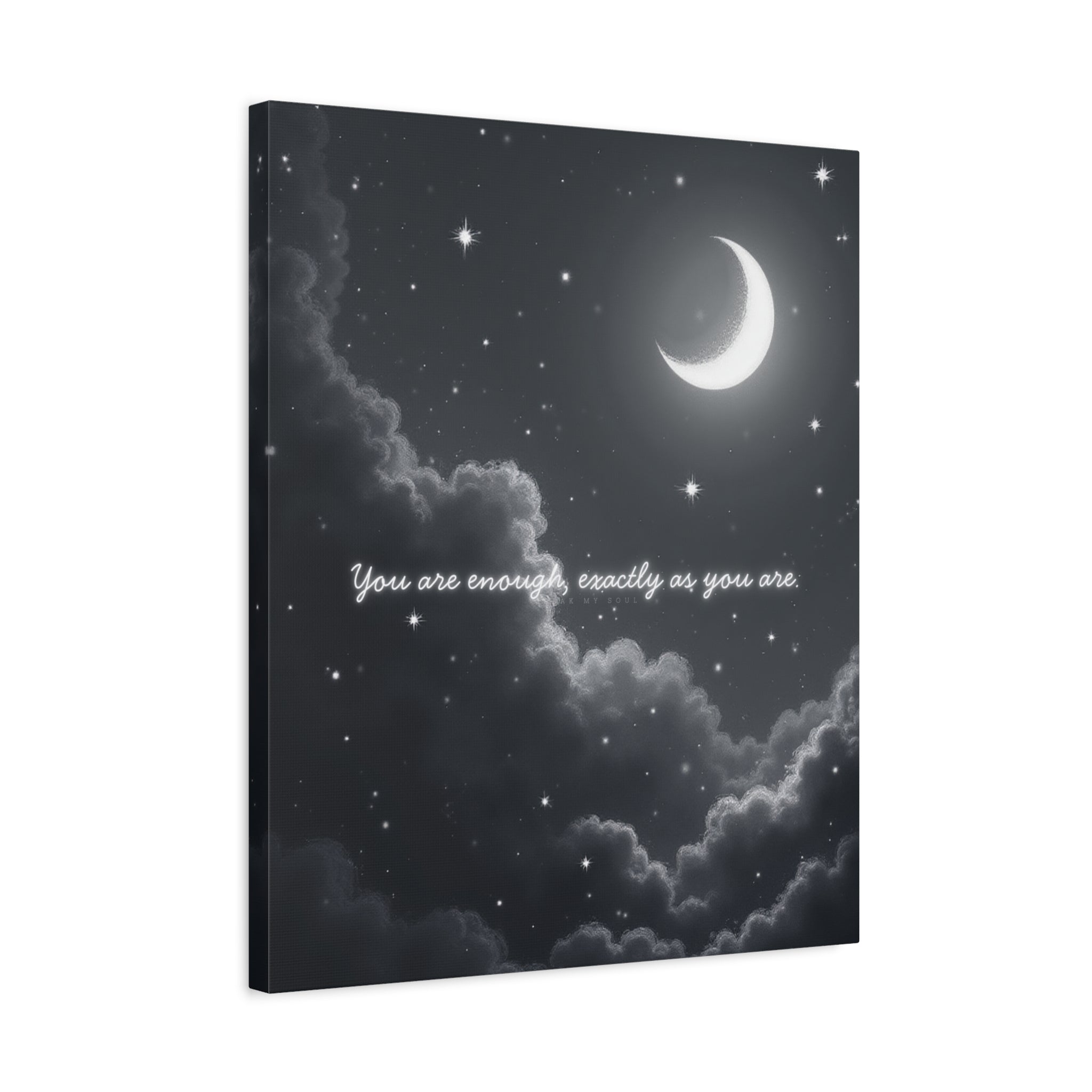 'You Are Enough, Exactly As You Are' Canvas Wall Art