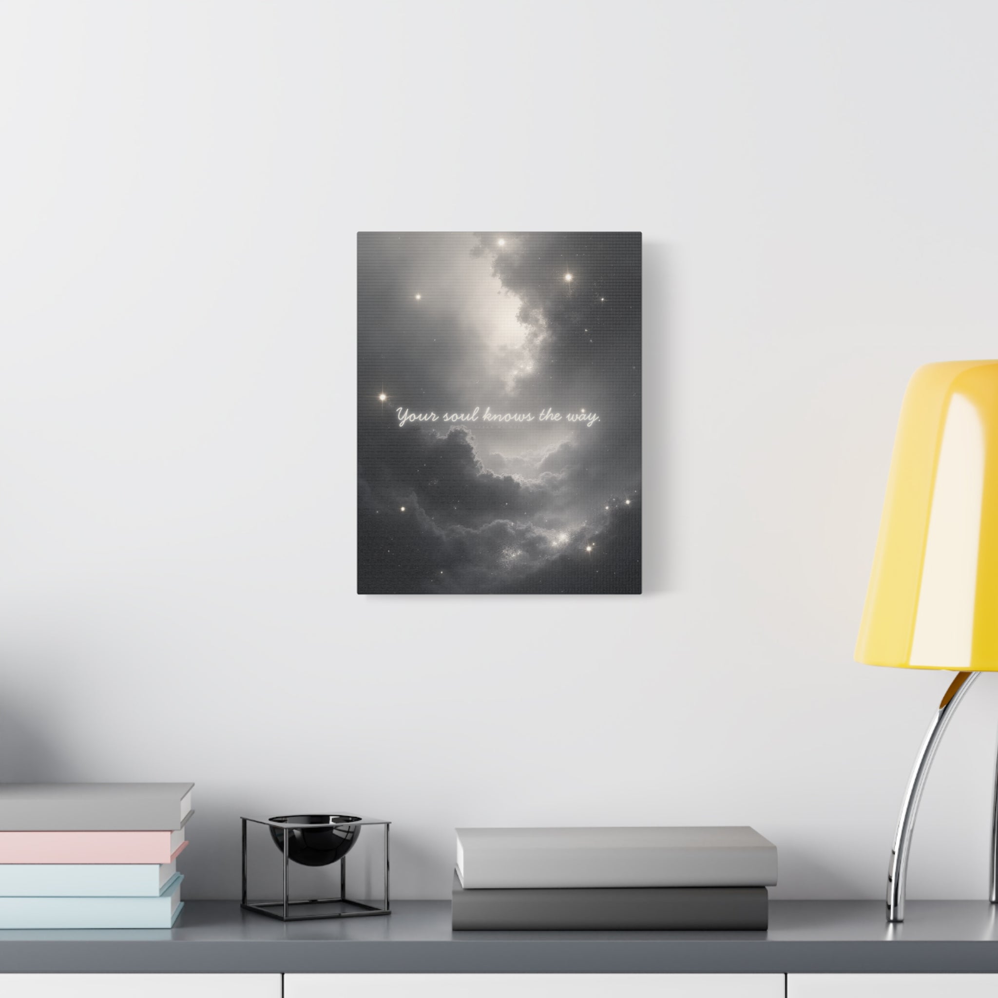 "Your soul knows the way" Canvas Wall Art