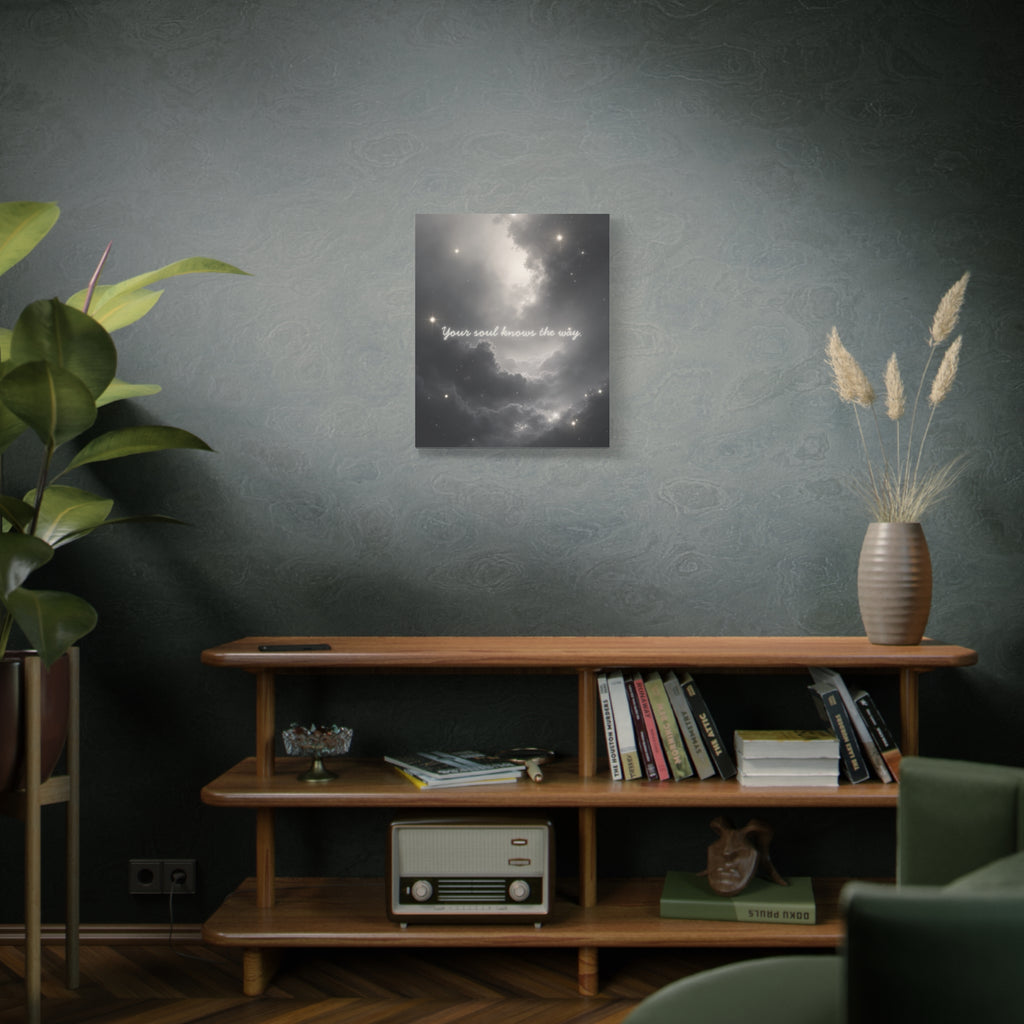 "Your soul knows the way" Canvas Wall Art