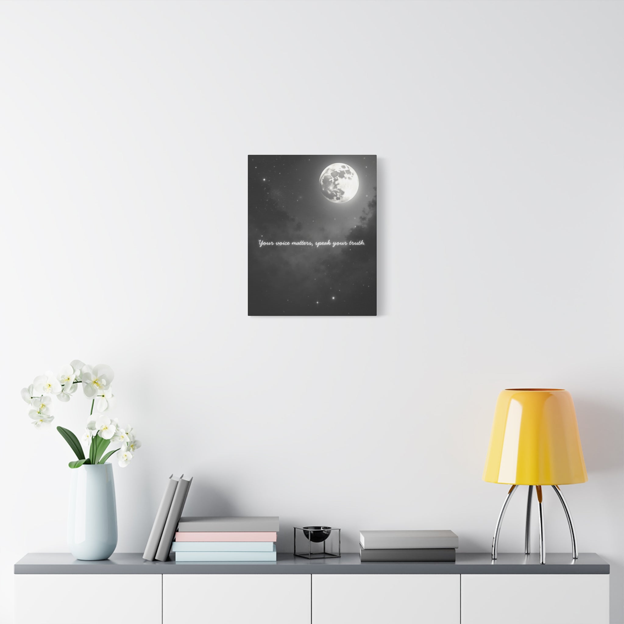 "Your Voice Matters, Speak Your Truth" Canvas Wall Art