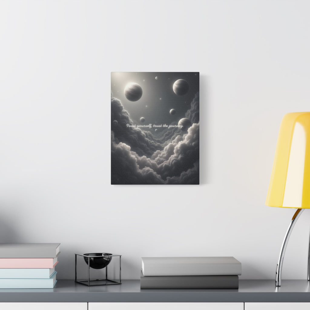 "Trust yourself, trust the journey" Canvas Wall Art