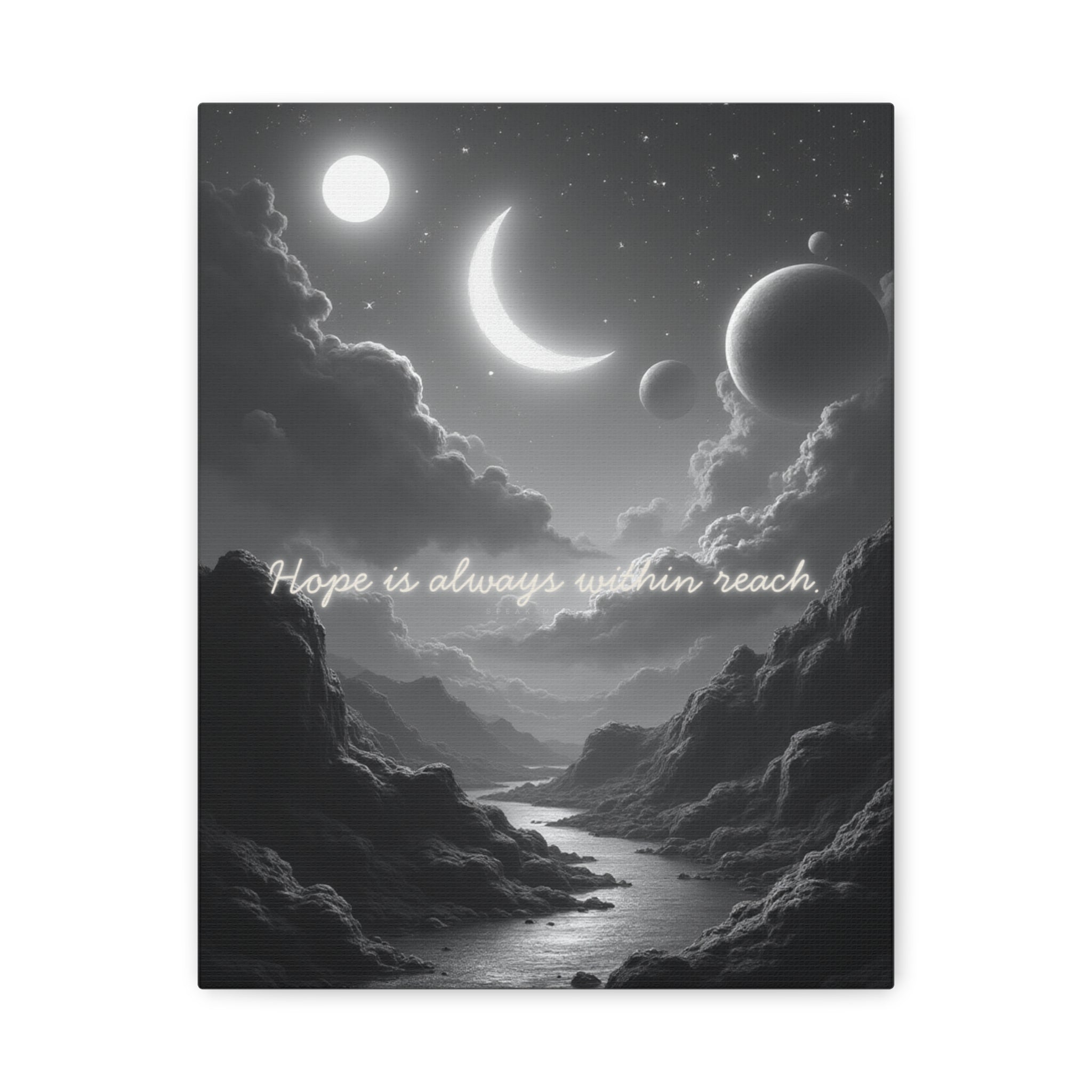"Hope Is Always Within Reach" Canvas Wall Art