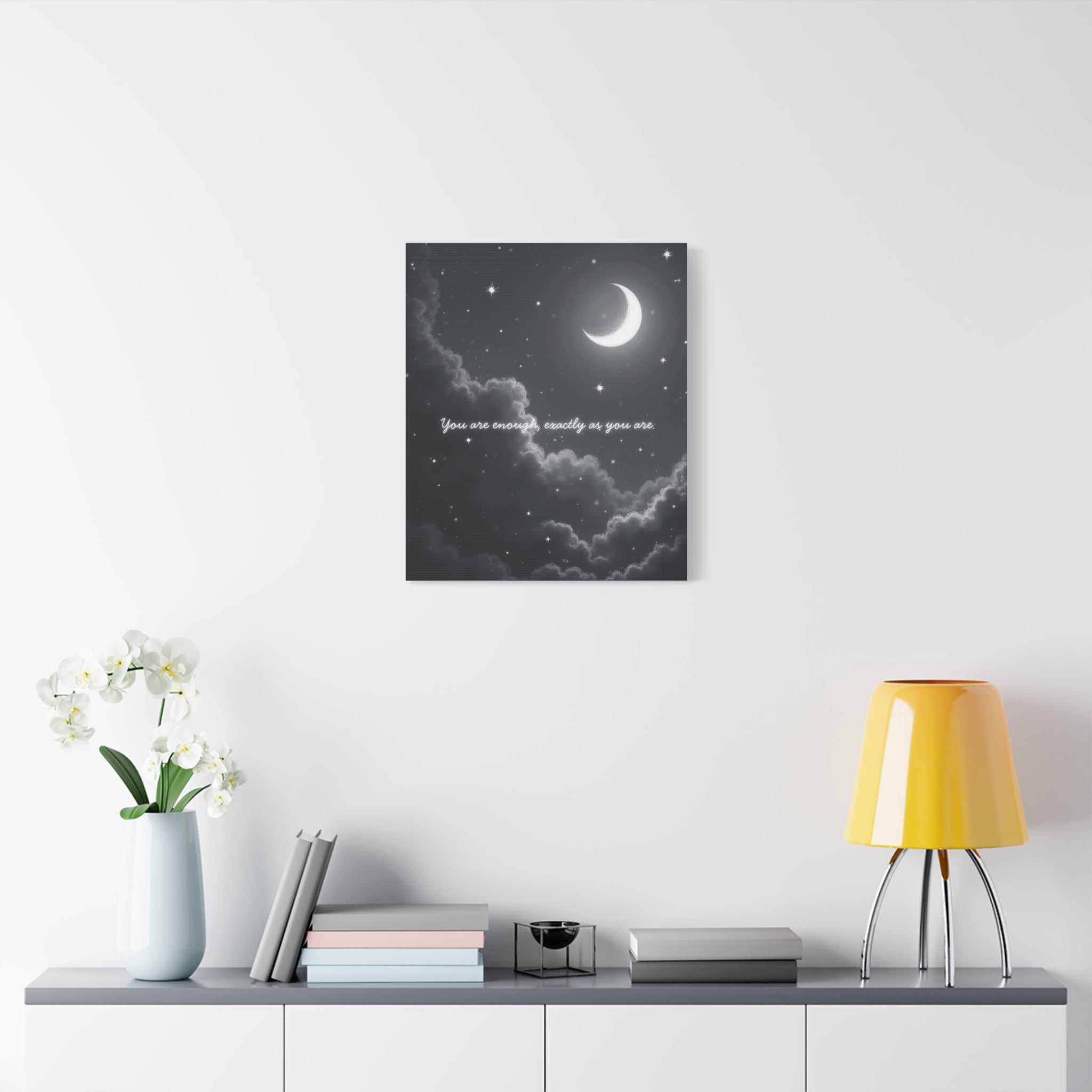 'You Are Enough, Exactly As You Are' Canvas Wall Art