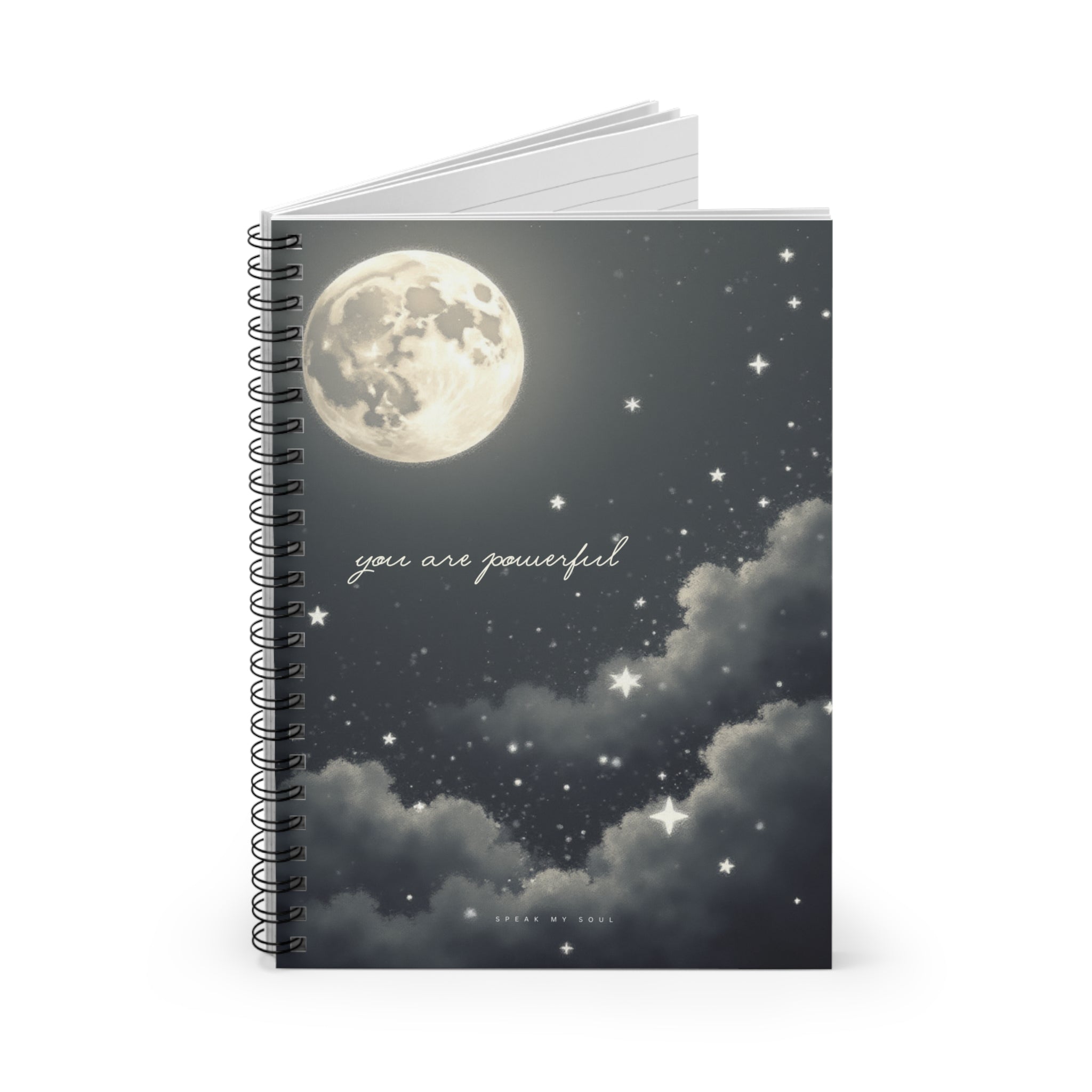“You are powerful” Ruled Notebook - The Moonlight Collection