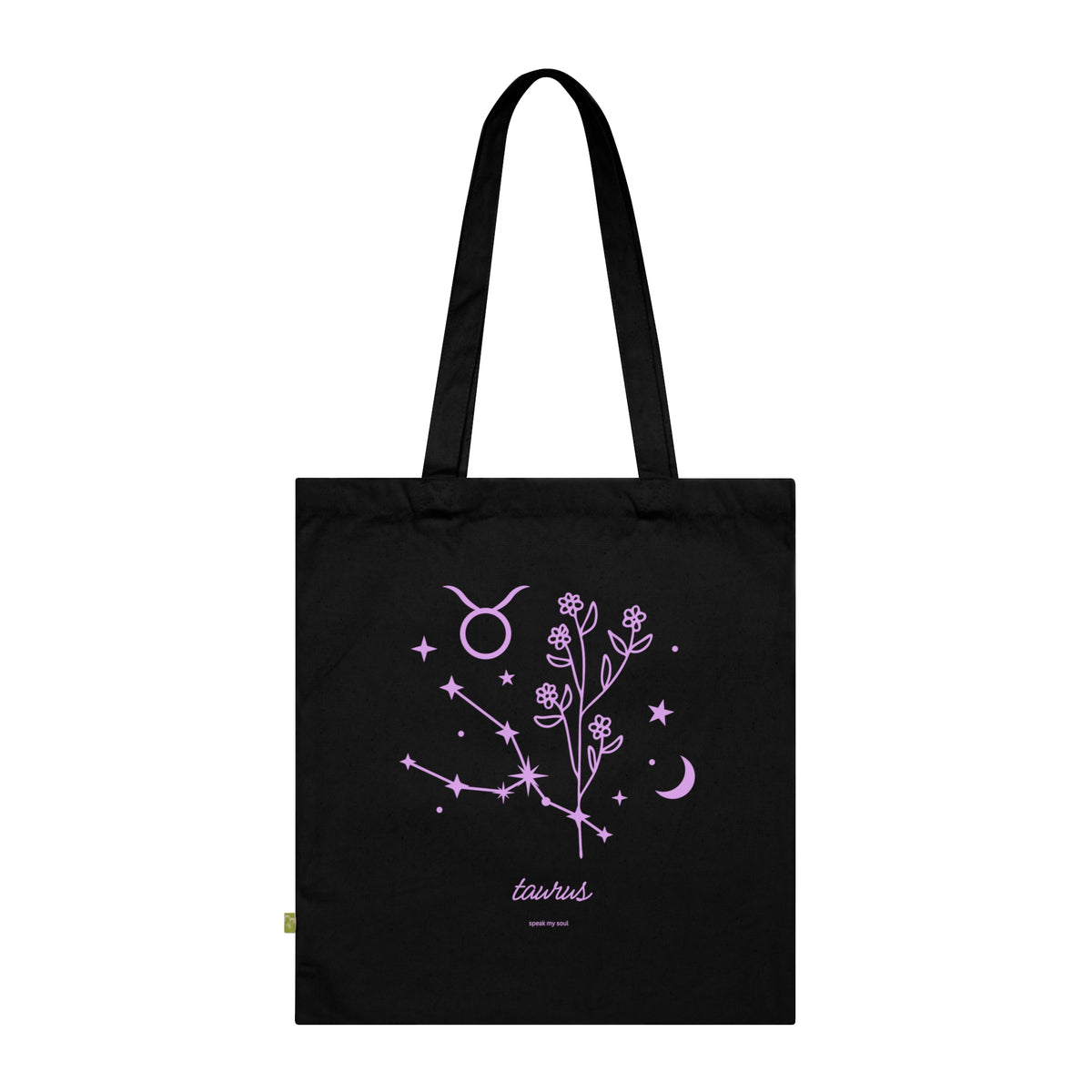 Taurus Zodiac Tote | Pink Cosmos | Astrology Gift