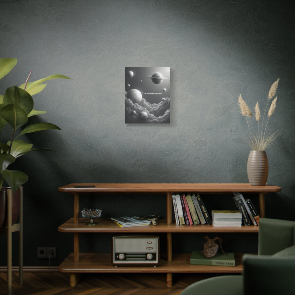 "The world needs your voice" Canvas Wall Art