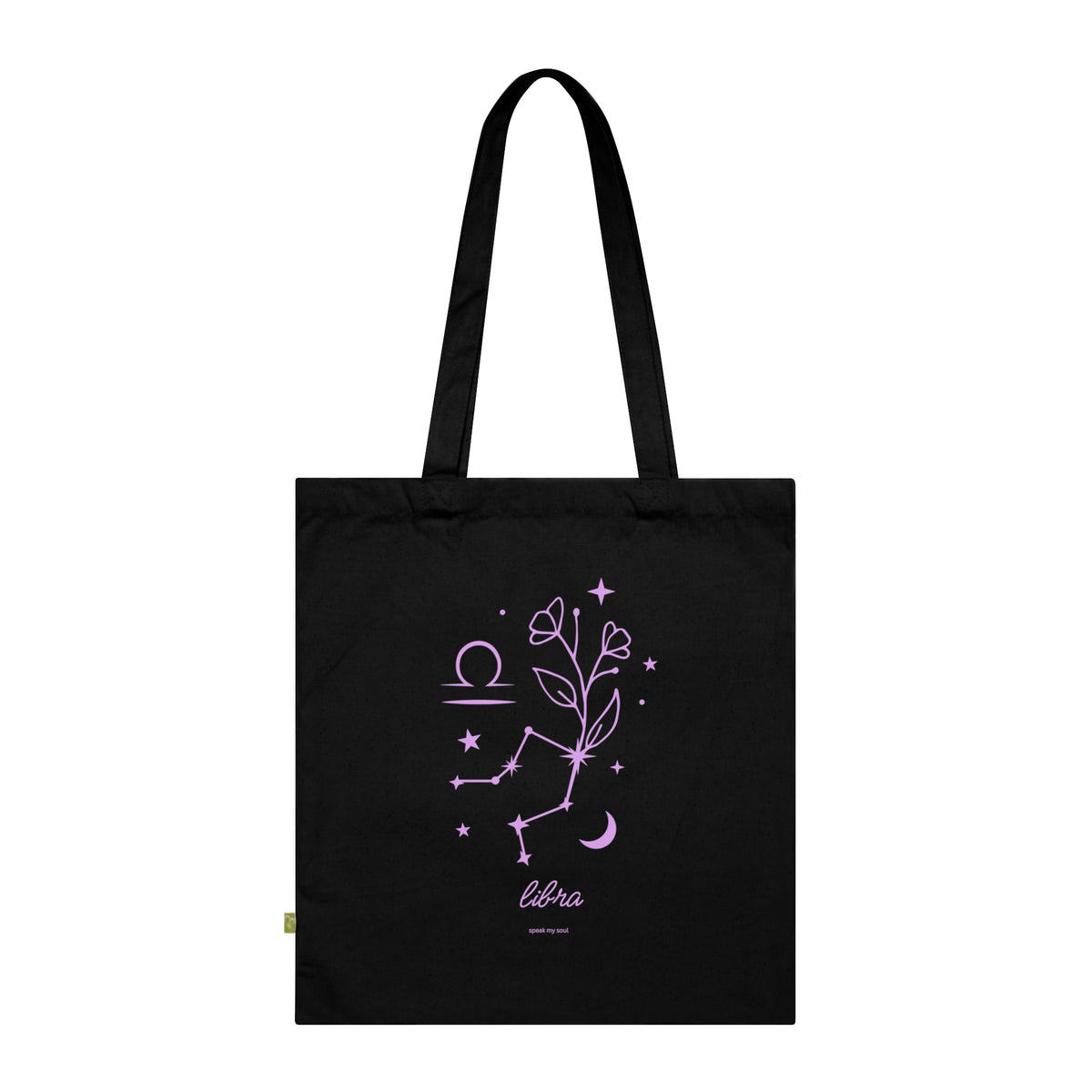 Libra Zodiac Tote Bag | Pink Cosmos | Astrology Gift