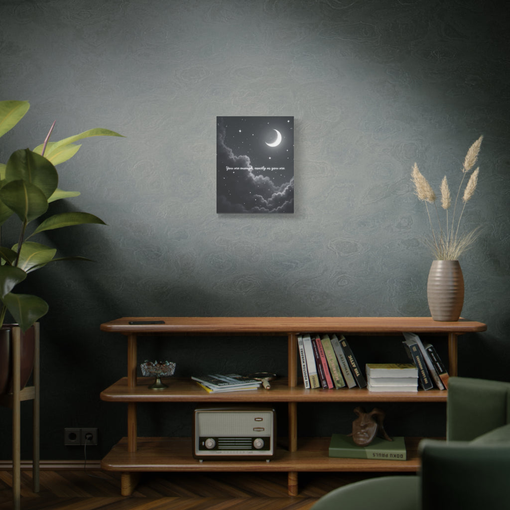 'You Are Enough, Exactly As You Are' Canvas Wall Art