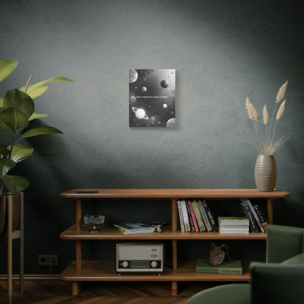 "Your uniqueness is your strength" Canvas Wall Art
