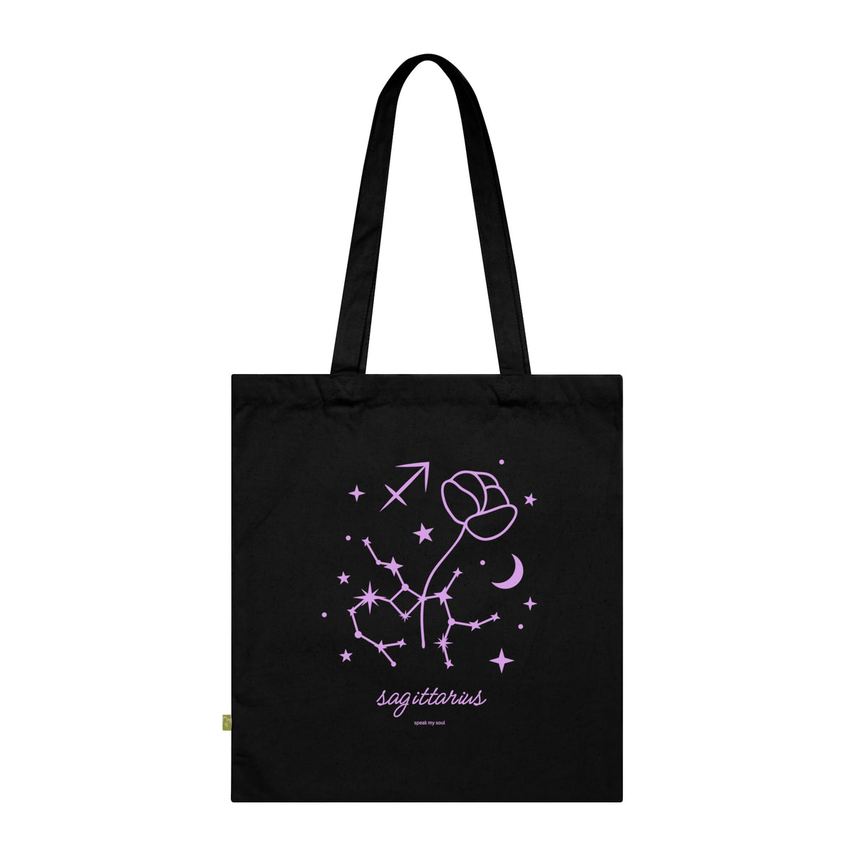 Sagittarius Zodiac Tote Bag | Pink Cosmos | Astrology Gift