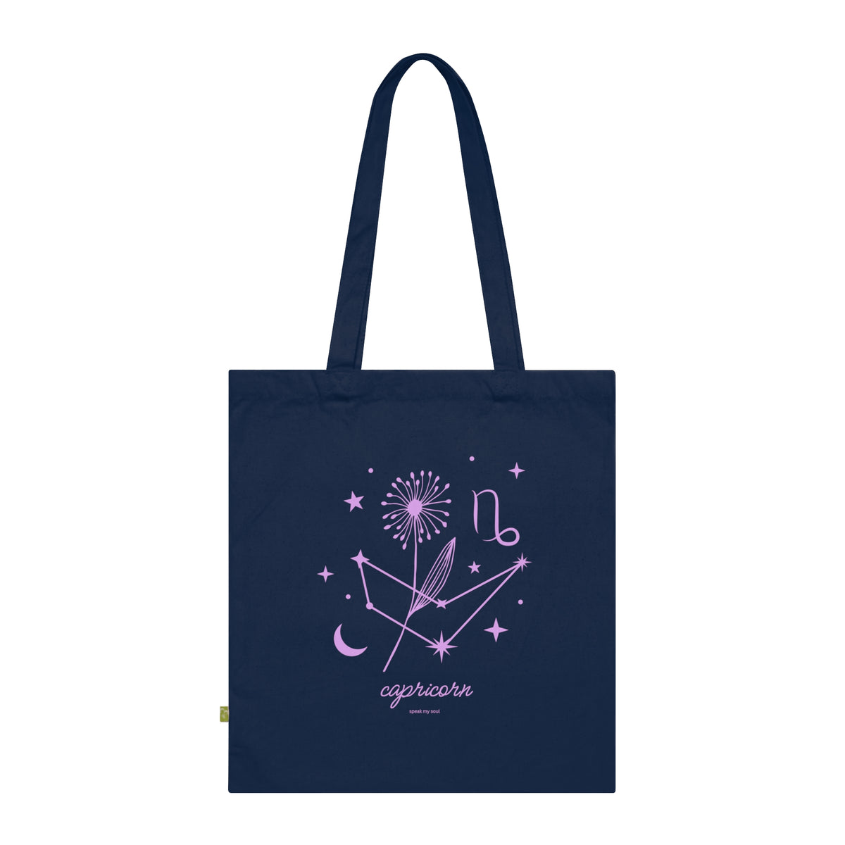 Capricorn Zodiac Tote Bag | Pink Cosmos | Astrology Gift