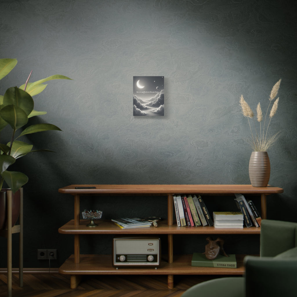 "You are capable of more than you know" Canvas Wall Art