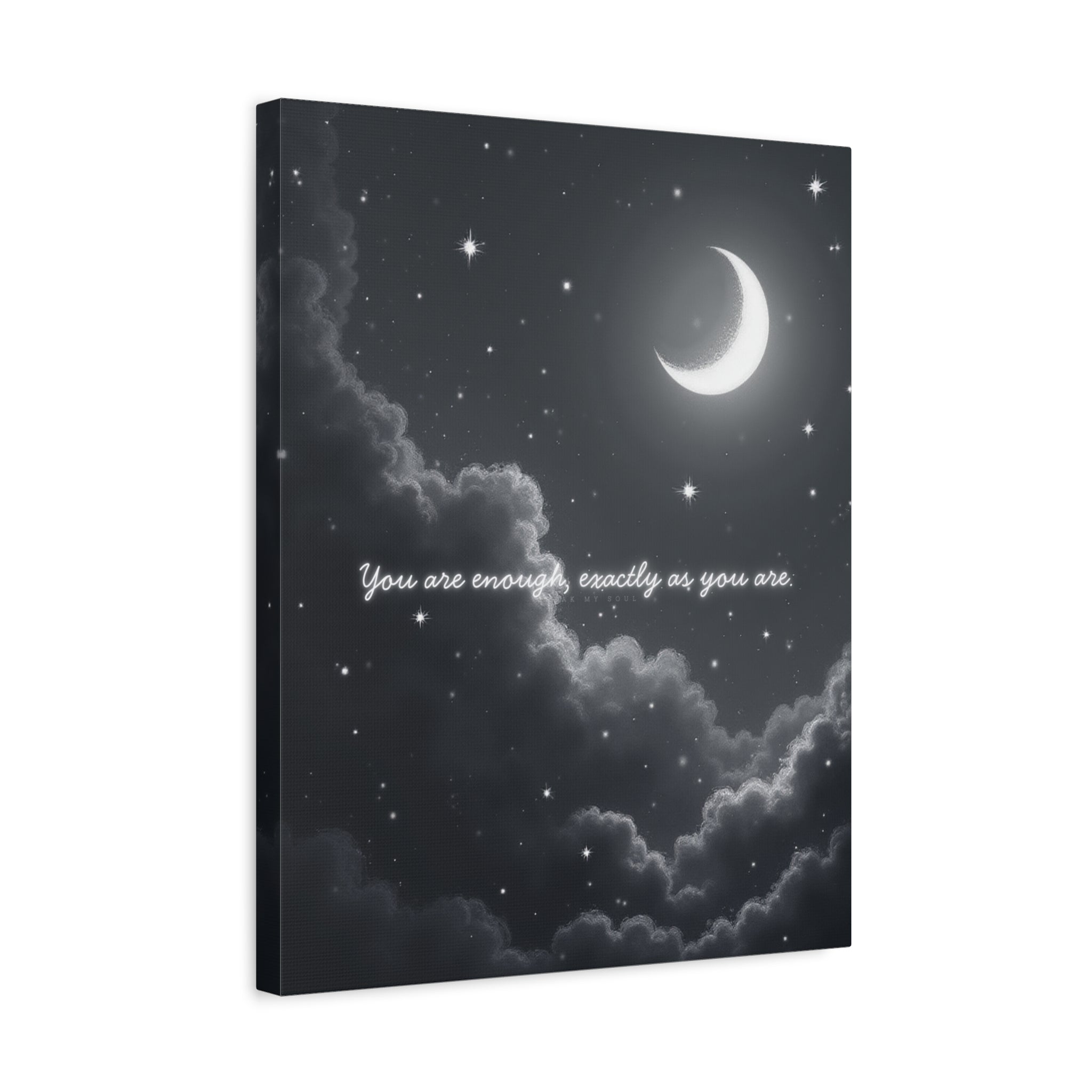 'You Are Enough, Exactly As You Are' Canvas Wall Art