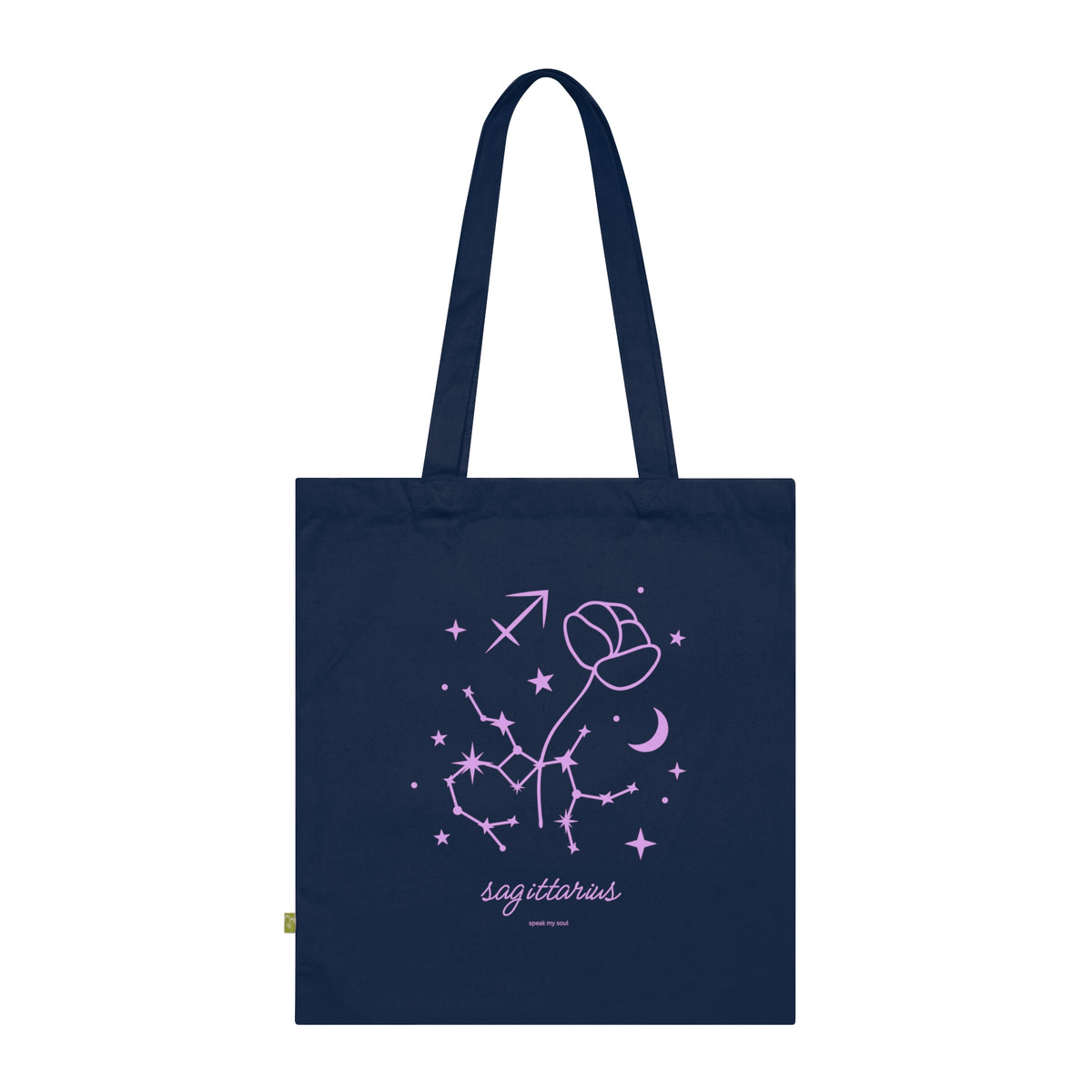 Sagittarius Zodiac Tote Bag | Pink Cosmos | Astrology Gift