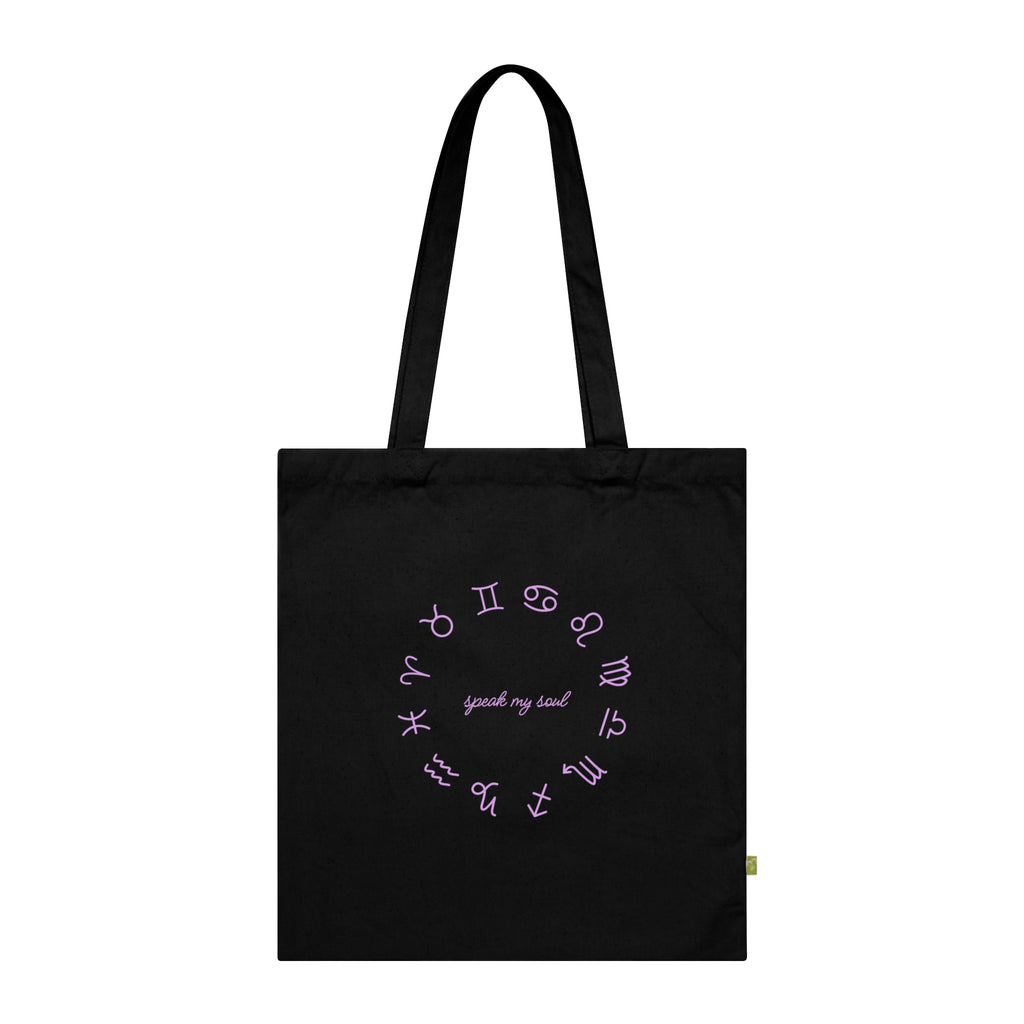 Capricorn Zodiac Tote Bag | Pink Cosmos | Astrology Gift